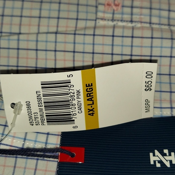 IZOD 4XL Button Down Dress Shirt - Picture 4 of 5